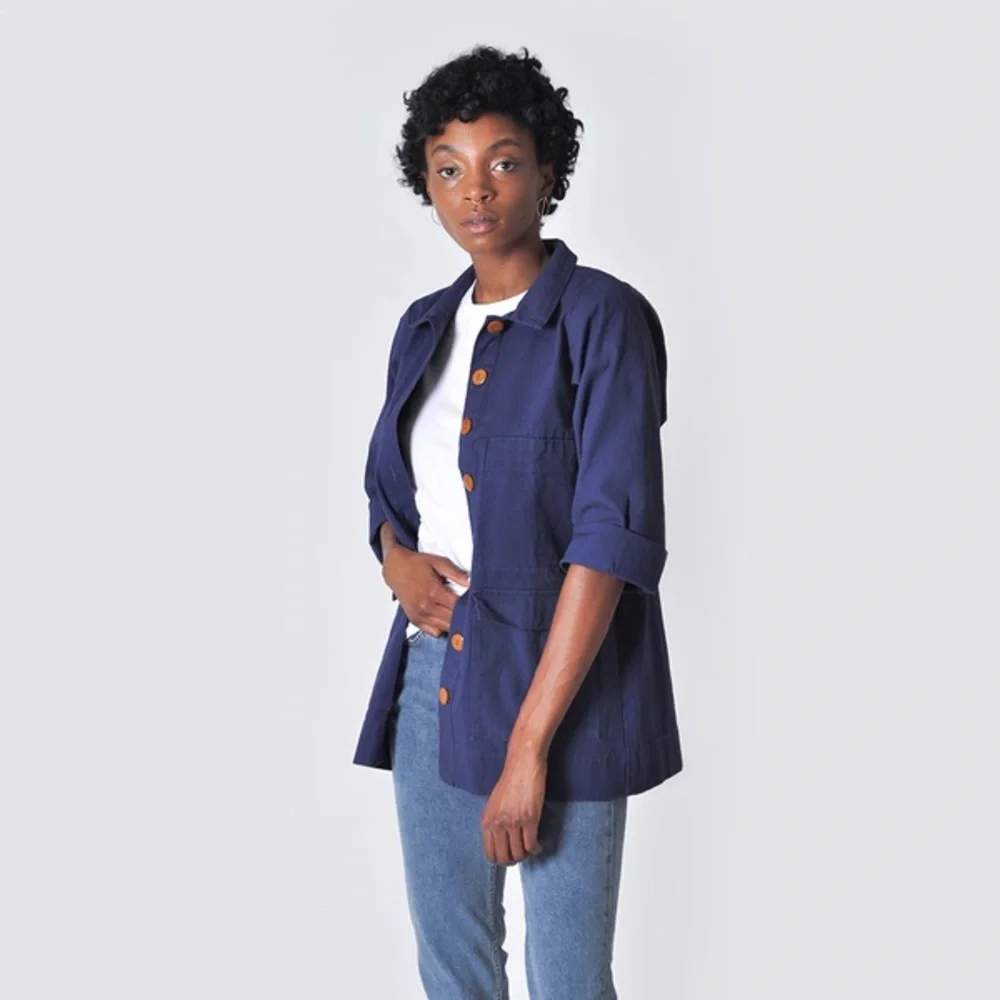 Ilana Kohn Mabel Jacket in Marine - Picture 1 of 5